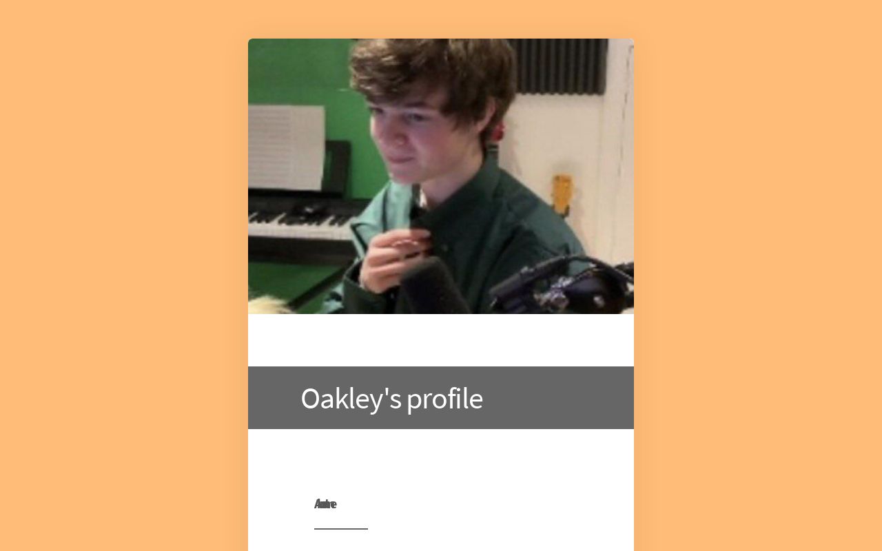 Carrd profile picture for @oakley